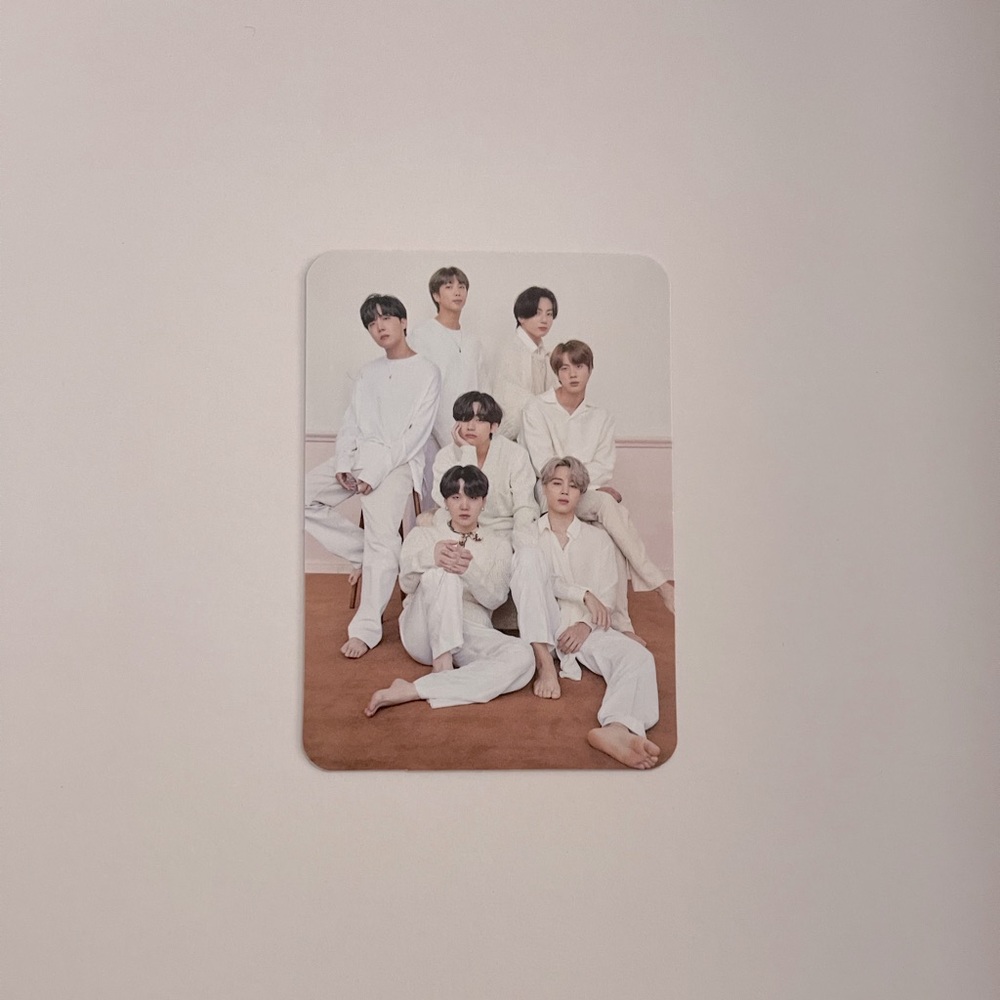 BTS photo card